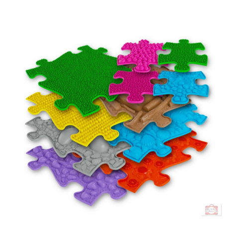 Első fogalmak játékok - Covoras ortopedic senzorial puzzle Set Mediu 2A