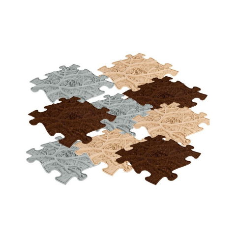 Oktató játékok - Covoras ortopedic senzorial puzzle Set Roots