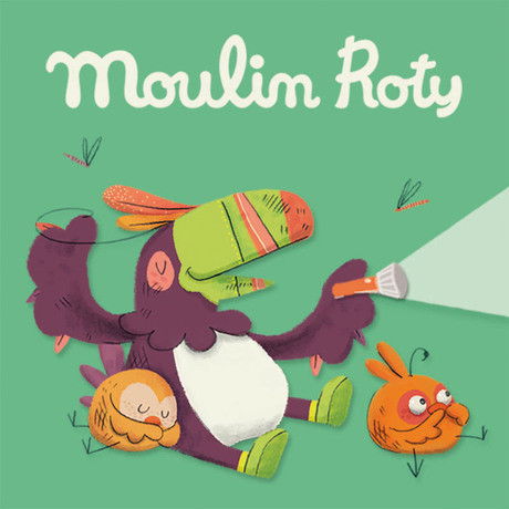 Ajándékok gyerekeknek - Moulin Roty-Discuri cu povesti Jungla, Moulin Roty