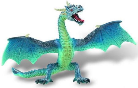 Játékok 2 éves kortól - Bullyland Dragon turcoaz - Figurina colectie