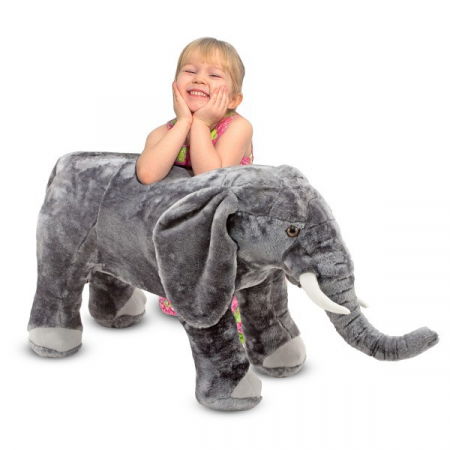 Játékok 3 éves kortól - Melissa & Doug Elefant urias din plus - 94 cm