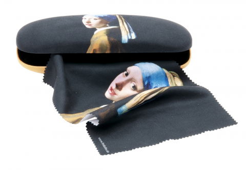 Textil- és szemüvegvédő tok Jan Vermeer Girl gyöngy fülbevalóval, Fridolin