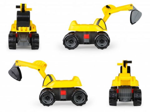 Első fogalmak játékok - Excavator Lena Giga Trucks cu sezut din plastic 68 cm