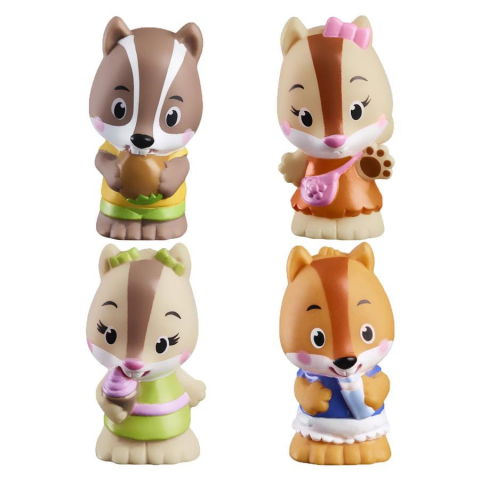 Ajándékok 2 éves gyerekeknek - Familia de veverite Nutnut - Set figurine joc de rol