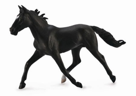 Cadou copii 3 ani - Collecta-Armasar-Standardbred-Pacer-Black-Animal-figurina
