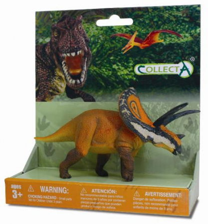 Collecta - Collecta-Figurina-pe-platforma-dinozaur-Torosaurus-pictata-manual-XSPP-Collecta