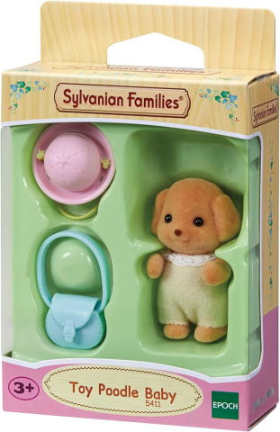 Mesemondás - Epoch -Figurine Sylvanian Families - Bebe Poodle