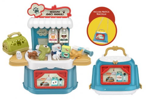 Első fogalmak játékok - Gentuta petshop Globo, pentru copii, 23 piese