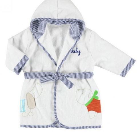 Játékok 3-5 éveseknek - Halat de baie Azul din bumbac (9546), 12 luni, Mayoral