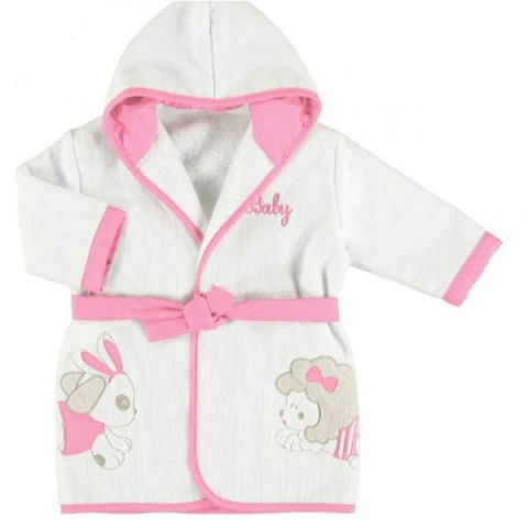 Játékok 3-5 éveseknek - Halat de baie Chicle (roz) din bumbac (9546), 12 luni, Mayoral