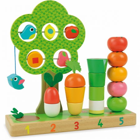 Jucarii 0-2 Ani - Vilac-Invat-sa-numar-legumele