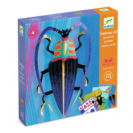 Játékok 9-12 éveseknek - Djeco-Joc creativ Insecte stralucitoare, Djeco