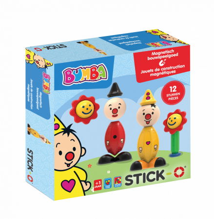 Építő készletek - Clicstoys Joc cu magneti Stick-O Bumba