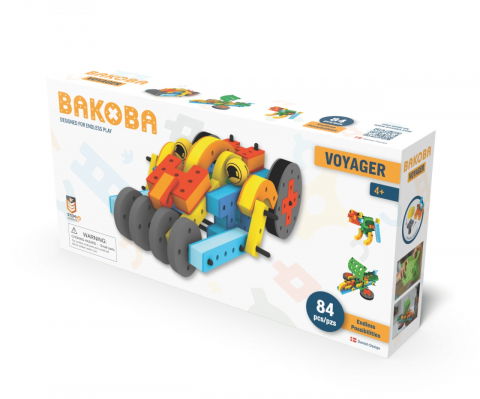 Játékok 3-5 éveseknek - Joc de construit cu blocuri de spuma Voyager, Bakoba