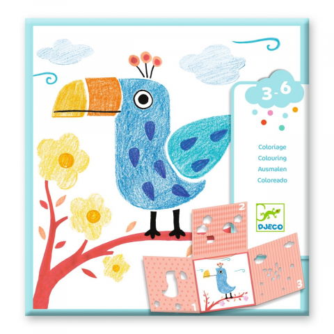 Rajz játék sablonnal, Djeco