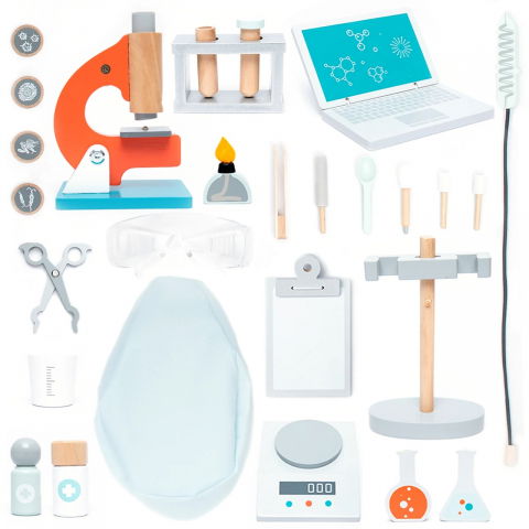 Ajándékok 5 éves gyerekeknek - Kutatólaboratóriumi szerepjáték, UMU Toys