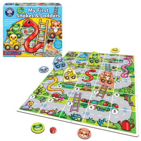 Materiale gradinita - Orchard Toys Joc de societate Serpi si Scari MY FIRST SNAKES AND LADDERS