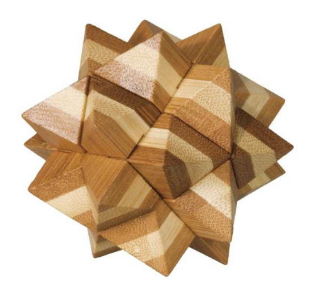 Oktató játékok és játékok - Fridolin-Joc-logic-IQ-din-lemn-bambus-Star