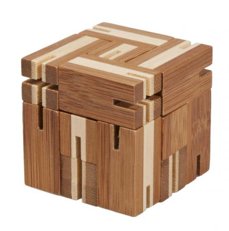 Fridolin - Fridolin-Joc-logic-puzzle-3D-din-bambus-Flexi-cub