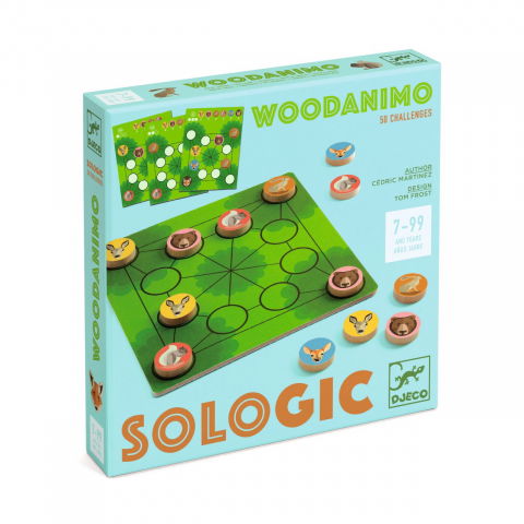 Cadouri 6 ani - Djeco-Joc logic Woodanimo, Djeco