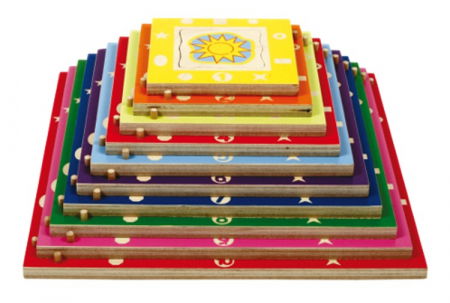 Oktató játékok - Beleduc-Joc-puzzle-Piramidix