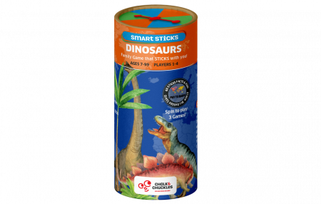 Társasjátékok - Chalk and Chuckles Joc Smart Sticks - Dinozauri