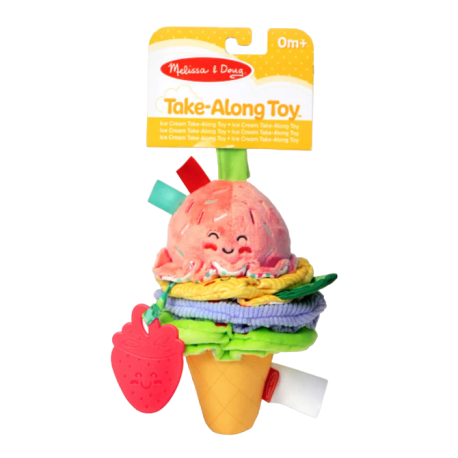 Motoros játékok babáknak - Melissa & Doug-Jucarie de calatorie pentru bebe Inghetata la cornet