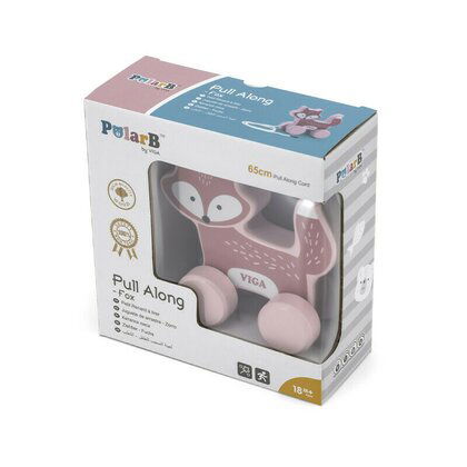 Játékok 1-3 éveseknek - New Classic Toys Jucarie de tras Vulpita PolarB