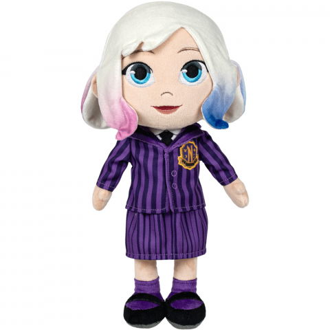 Jucarii 0-1 ani - Jucarie din plus Enid Sinclair cu uniforma, Wednesday, 30 cm