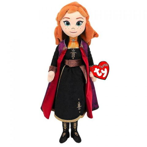 Jucarii 0-1 ani - Jucarie din plus si material textil Anna, Frozen II, 38 cm