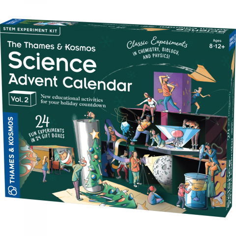 Cadou copii 8 ani - Jucarie-educativa-Kit-STEM-Calendarul-stiintific-de-Advent-versiunea-2,-Thames-Kosmos-Thames-Kosmos