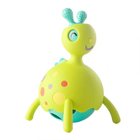 Baba játékok - Fat Brain Toys-Jucarie educativa pentru bebelusi Rollobie Green