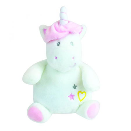 Plüss figurák - Jemini-Jucarie Plus Jemini Care Se Poate Incalzi 23cm Unicorn