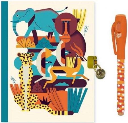 Jucarii Creativitate - Djeco-Jurnal-secret-cu-pix-magic-Owen