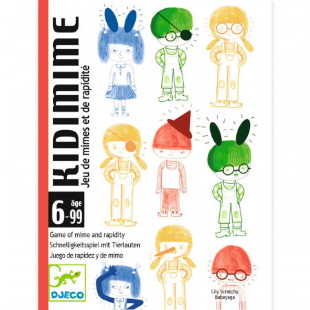 Ajándékok 7 éves gyerekeknek - Djeco Kidimime Joc de carti Djeco