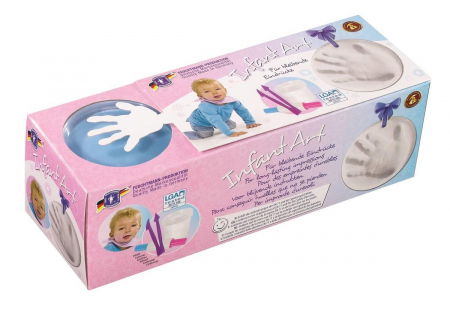 Kreativitást fejlesztő játékok - Feuchtmann Kit amprenta bebelusi - ALBASTRU