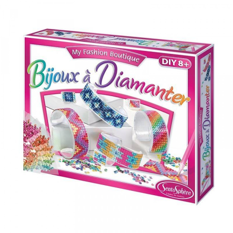 Jucarii Creativitate - Sentosphere-Kit creativ, Bijuterii cu strasuri