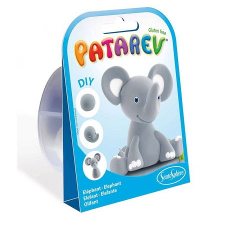 Jucarii Creativitate - Sentosphere Kit Creativ - Mini Plastilina Patarev Elefant