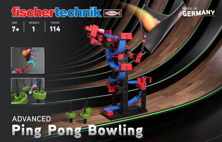 Építő készletek - Fischertechnik-Kit STEM Construieste si joaca Ping pong bowling, Fischertechnik