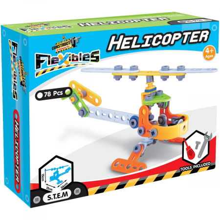 Oktató játékok - Construct It-Kit STEM Flexible Elicopter