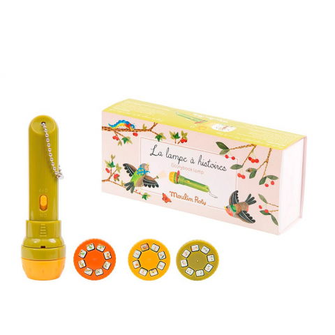 Ajándékok gyerekeknek - Moulin Roty-Lanterna cu povesti In gradina, Moulin Roty