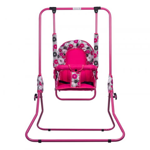 Játékok 1-3 éveseknek - Leagan pentru copii, AppeKids, pentru interior si exterior, Pink Flowers