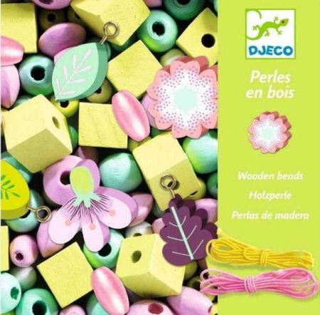 Jucarii Creativitate - Djeco-Margele-verzi-Set-stimulare-indemanare-si-creativitate