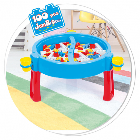 Ajándékok 2 éves gyerekeknek - Dolu Masuta de activitati cu 100 cuburi de construit