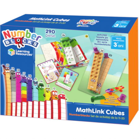 Legnépszerűbb játékok - Learning Resources-MathLink Numberblocks - Matematica distractiva de la 11 la 20