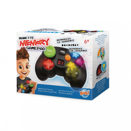 Interaktív játékok - Buki France-Memory Gamepad - Set de atentie si concentrare