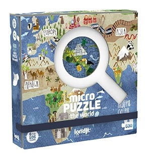 Jucarii +6 Ani - Londji-Micro-puzzle-Londji-600-piese-continente
