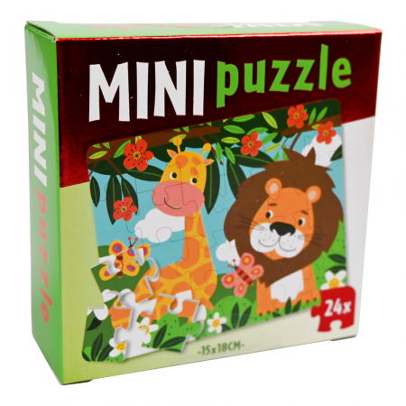 Promotii - WinsHolland-Mini puzzle de buzunar - animale salbatice