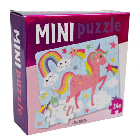 Promotii - WinsHolland-Mini puzzle de buzunar - unicorn