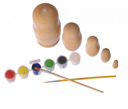 Iskolai felszerelések - Egmont-Toys-Joc-de-pictat-papusi-matrioshka